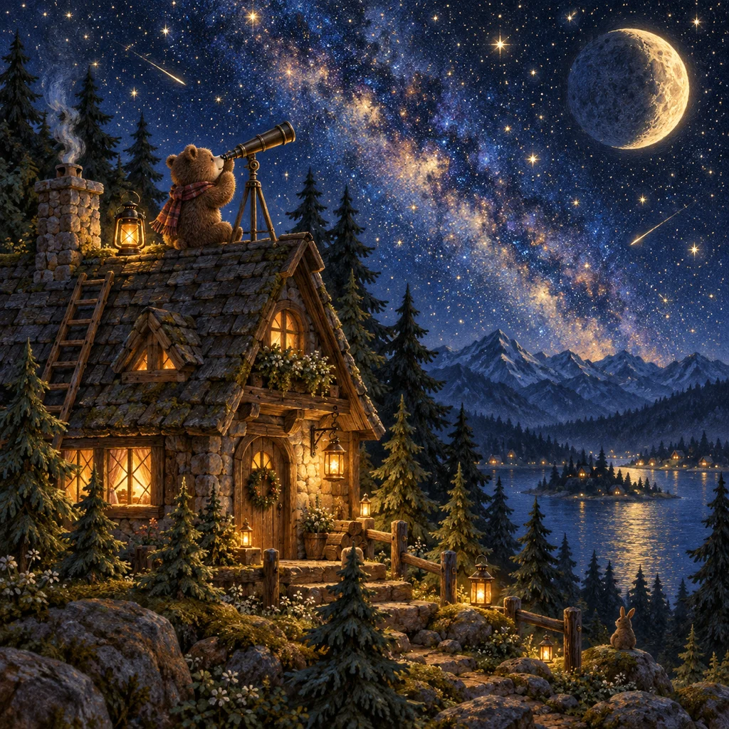 The bear who counted stars