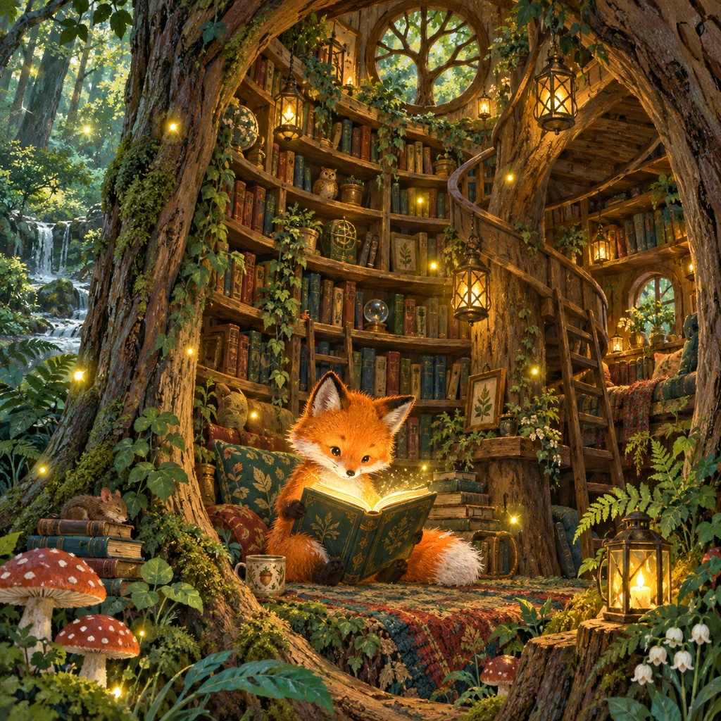 The fox’s secret library