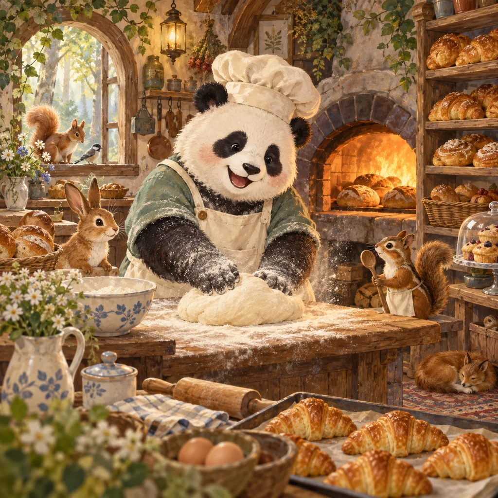 The panda’s little bakery